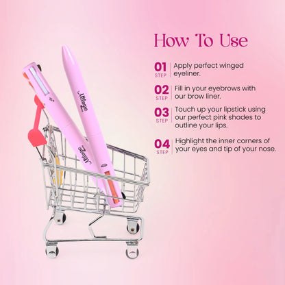 On The Go 4 In 1 Makeup Pen