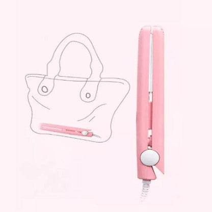 Mini Hair Straightener, Travel Size Portable Mini Hair Flat Iron, Straightener - beautysweetie